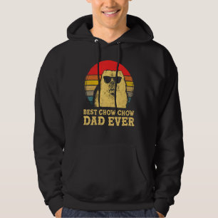 Best Chow Chow Dad ever Dog Retro Hoodie
