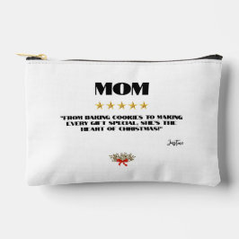 Best Christmas Mom 5-Star Review Design Bewerkbaar Etui