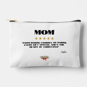 Best Christmas Mom 5-Star Review Design Bewerkbaar Etui