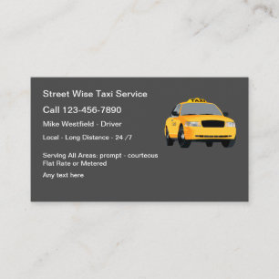 Best City Taxi Visitekaartjes