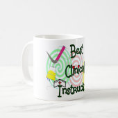 Best Clinical Instructor Nursing Gifts Koffiemok (Voorkant links)
