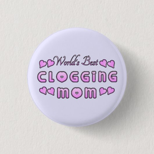 Best Clogging Mam Small ter wereld Ronde Button 3,2 Cm (Voorkant)