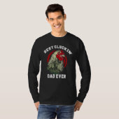Best Cluckin' Dad Ever Chicken Lover Men Boys Fath T-shirt (Voorkant volledig)