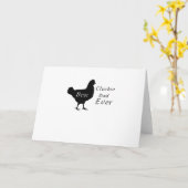 Best Cluckin Dad Ever Fathers Day Chicken Boerderi Kaart (Gele Bloem)