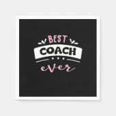 Best Coach Ever Gift Idea Servet (Voorkant)