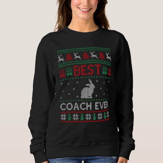 Best Coach Ever  Group Matching Coach Christmas Pa Trui (Voorkant)
