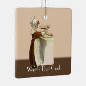 Best Cook Award,  vrouwen die brouwen Keramisch Ornament (Rechts)