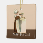 Best Cook Award,  vrouwen die brouwen Keramisch Ornament (Links)
