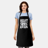 Best Cook Ever Rustic Apron Schort (Gedragen)