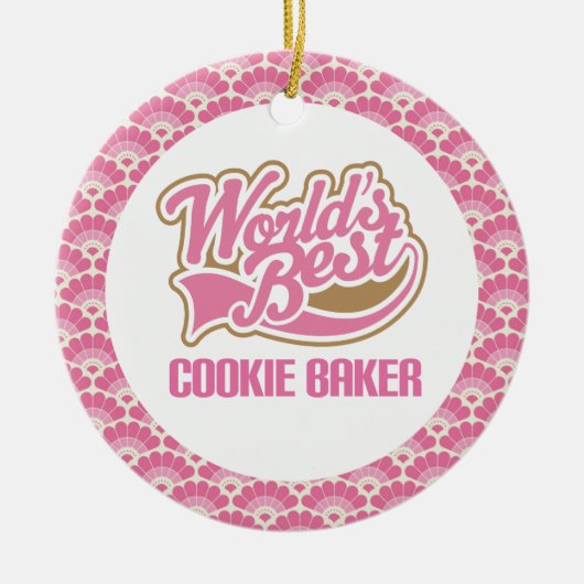 Best Cookie Baker Gift Ornament ter wereld (Voorkant)