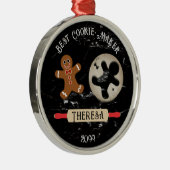 Best Cookie Maker Specialized Gingerbrood Metal Metalen Ornament (Rechts)