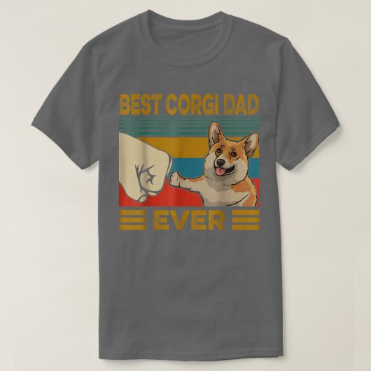 Best Corgi Dad Eve T-shirt (Design voorkant)