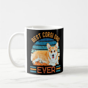 Best Corgi Dad Ever Dog Vaderdag T-shirt Koffiemok