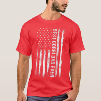 Best Corgi Dad Oover T-shirt Hondenliefhebber Amer