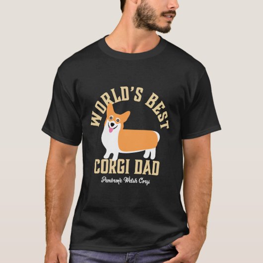 Best Corgi Dad T-shirt (Voorkant)