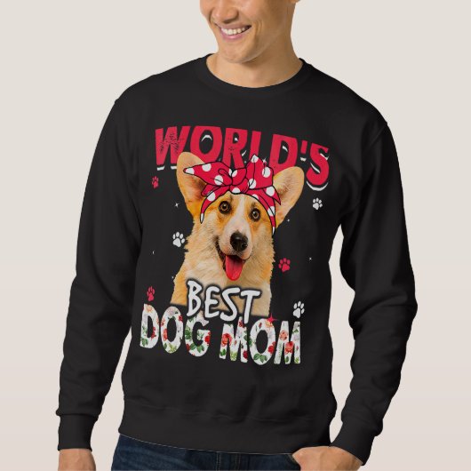 Best Corgi Dog Mam Moederdag ter wereld Trui (Voorkant)