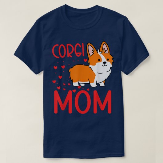 Best Corgi Mam Ever Corgi Pembroke Welsh T-shirt (Design voorkant)