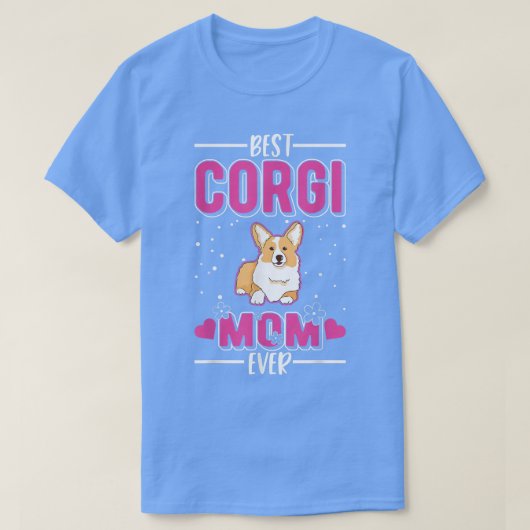Best Corgi Mam Ever T-shirt (Design voorkant)
