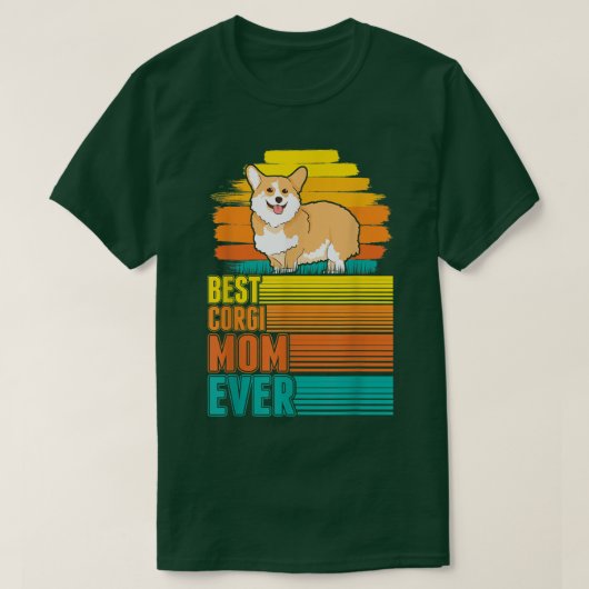 Best Corgi Mam Ever T-shirt (Design voorkant)