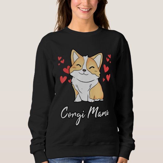 Best Corgi Mama Dog Eigenaar moeder Trui (Voorkant)