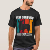 Best Corgi Pap Ever 433 T-shirt (Voorkant)