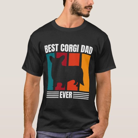 Best Corgi Pap Ever 433 T-shirt (Voorkant)