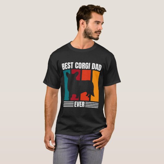 Best Corgi Pap Ever 433 T-shirt (Voorkant volledig)