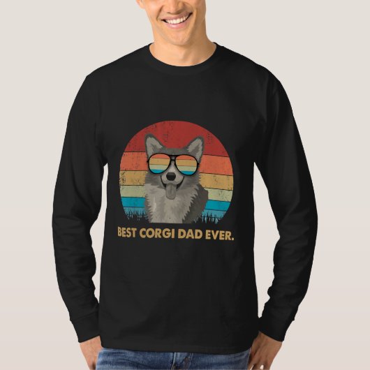 Best Corgi Pap Ever T-shirt (Voorkant)