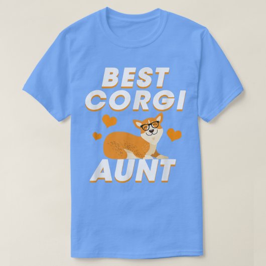 Best Corgi tante Funny Corgi Dog T-shirt (Design voorkant)