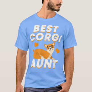 Best Corgi tante Funny Corgi Dog T-shirt