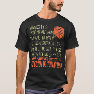 Best Coton De Tulear Vaderdag Gift T-shirt