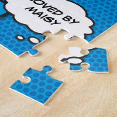 Best Cousin 12 Photo Collage Blue Fun Comic Legpuzzel (Zijkant)