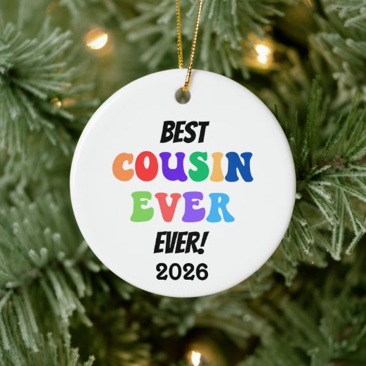 Best Cousin Crew Ever Keramisch Ornament (Boom)