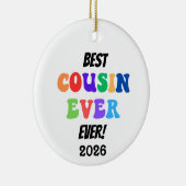 Best Cousin Crew Ever Keramisch Ornament (Rechts)