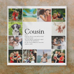 Best Cousin Ever Definition 12 Photo Modern Imitatie Canvas Print<br><div class="desc">Pas 12 favoriete foto's en gepersonaliseerde tekst aan voor je speciale,  favoriete neef om een unieke gave te creëer. Een perfecte manier om hen te shows hoe geweldig ze elke dag zijn. Ontworpen door: Thisnotme©</div>