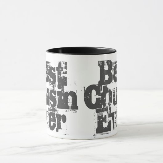 Best Cousin Ever - Two-Tone Coffee Mok (Midden)