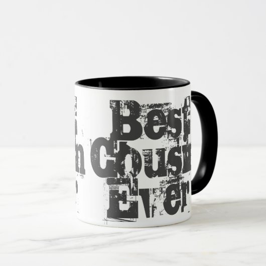 Best Cousin Ever - Two-Tone Coffee Mok (Voorkant rechts)