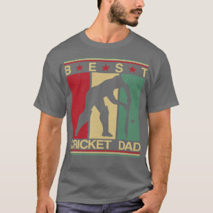Best Cricket Dad  Cricket Gezegde T-shirt