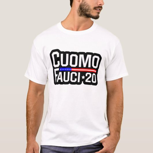 Best Cuomo voor President Cuomo Fauci T-Shirt (Voorkant)