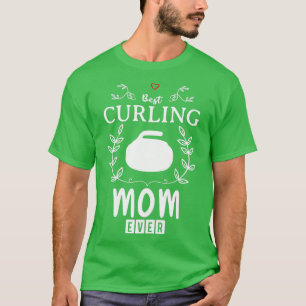 Best curling mam grappig design voor cadeau t-shirt