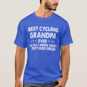 Best Cycling Grandpa Ever Vaderdag Grandfather T-shirt (Voorkant)