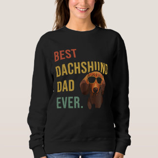 Best Dachshund Dad Ever Daddy Dog  Fathers Day Trui