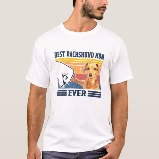 Best Dachshund Mam Ever Gift  Moederdag T-shirt (Voorkant)