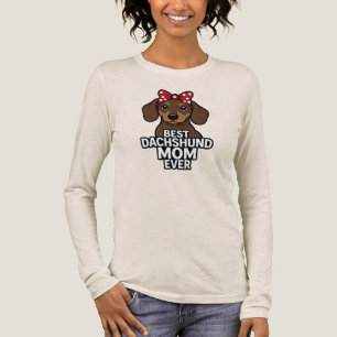 Best Dachshund Mam Tri-Blend Shirt