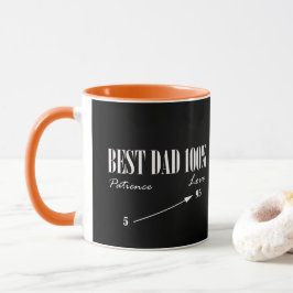 Best Dad 100% Love Patience Funky Father Mok Cup