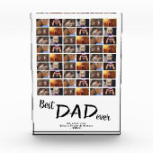 Best Dad 6 Photo Collage Family Photo Block Fotoblokken (Voorkant)