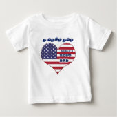 Best Dad American Flag Heart (Voorkant)