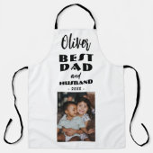 Best Dad and Husband Family Photo Keepomwille Schort (Voorkant)