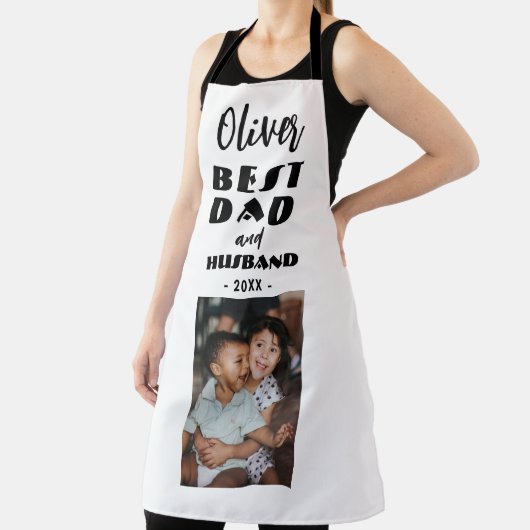 Best Dad and Husband Family Photo Keepomwille Schort (Insitu)