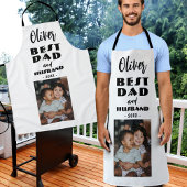 Best Dad and Husband Family Photo Keepomwille Schort
